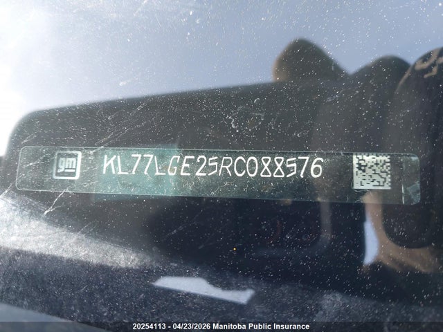 KL77LGE25RC088576 Chevrolet Trax Rs