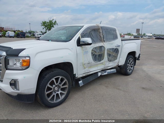 2022 Gmc Canyon Denali Crew Cab მანქანა იყიდება აუქციონზე, vin: 1GTG6EEN8N1317900, აუქციონის ნომერი: 20254154