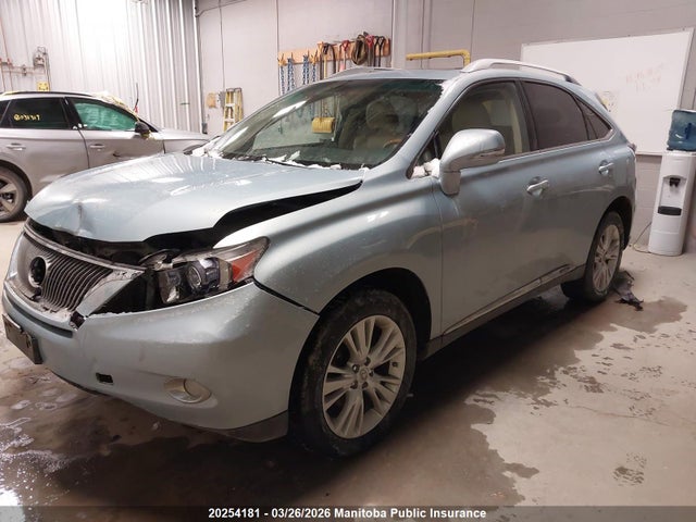 20254181 :رقم المزاد ، JTJBC1BA3A2401055 vin ، 2010 Lexus Rx450h مزاد بيع