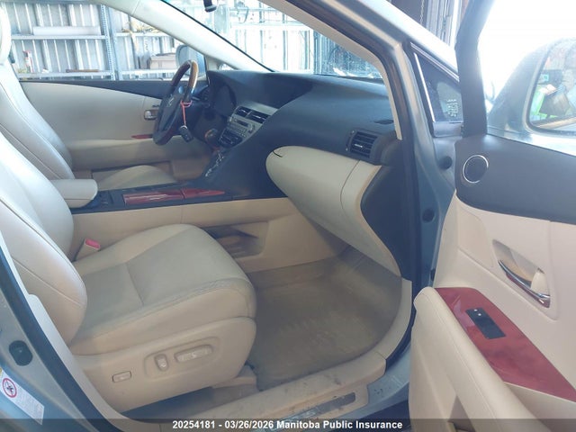 20254181 :رقم المزاد ، JTJBC1BA3A2401055 vin ، 2010 Lexus Rx450h مزاد بيع