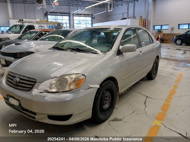 20254241 :رقم المزاد ، 2T1BR32E73C776936 vin ، 2003 Toyota Corolla Le مزاد بيع