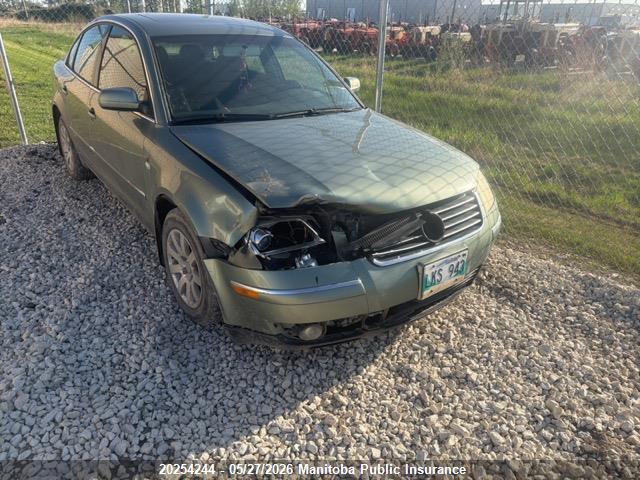 Продажа на аукционе авто 2003 Volkswagen Passat Gls, vin: WVWPD63B43P281167, номер лота: 20254244