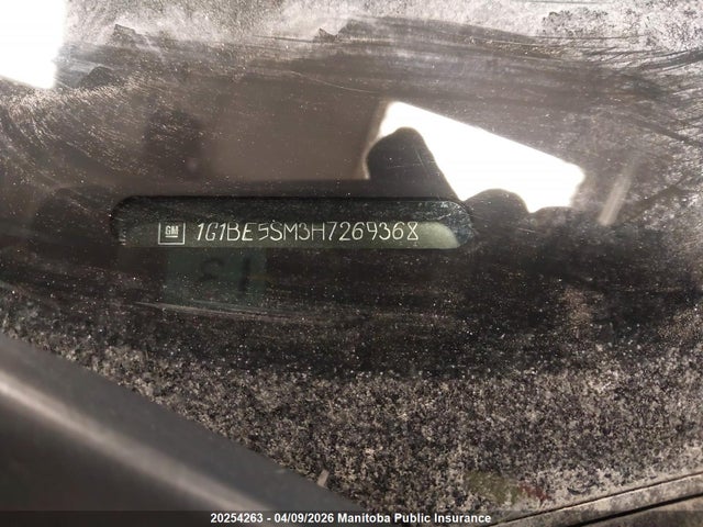 Aukcja sprzedaży 2017 Chevrolet Cruze Lt Turbo, vin: 1G1BE5SM3H7269368, numer aukcji: 20254263