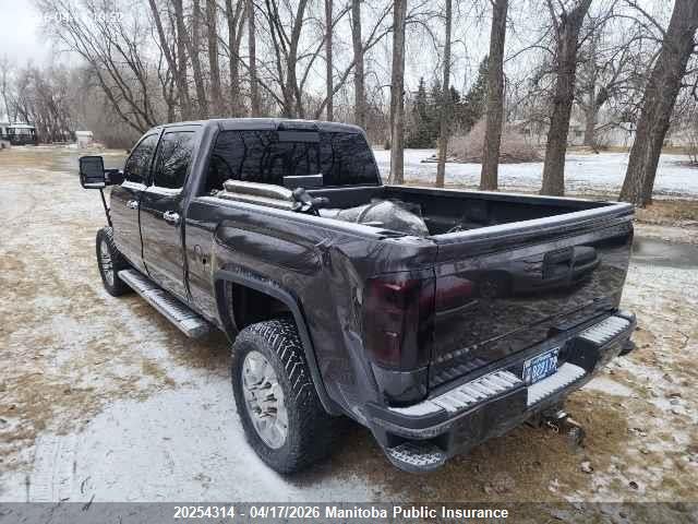 20254314 :رقم المزاد ، 1GT120E89FF518904 vin ، 2015 Gmc Sierra 2500 Hd Denali Crew Cab مزاد بيع