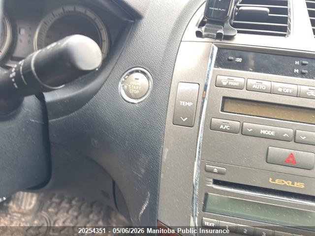 Продажа на аукционе авто 2010 Lexus Es 350, vin: JTHBK1EG1A2347386, номер лота: 20254351