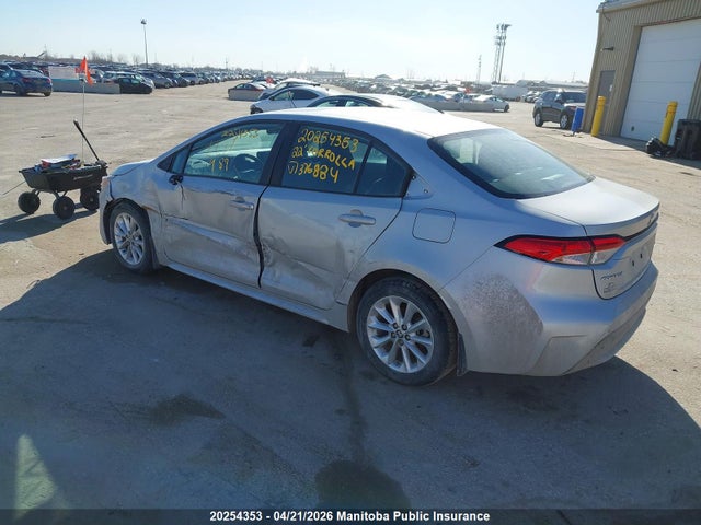 2022 Toyota Corolla Le მანქანა იყიდება აუქციონზე, vin: 5YFBPMBEXNP376884, აუქციონის ნომერი: 20254353