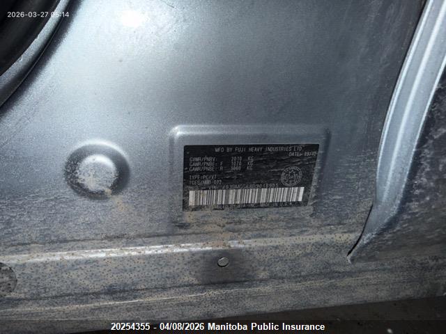 Aukcja sprzedaży 2013 Subaru Legacy 2.5i, vin: 4S3BMGG68D3016905, numer aukcji: 20254355