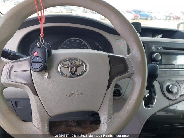 2012 Toyota Sienna V6 მანქანა იყიდება აუქციონზე, vin: 5TDZK3DC0CS193260, აუქციონის ნომერი: 20254357