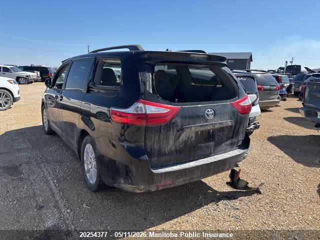 20254377 :رقم المزاد ، 5TDJK3DC8FS103726 vin ، 2015 Toyota Sienna Le V6 Le V6 مزاد بيع