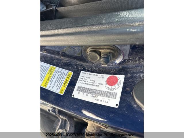 Aukcja sprzedaży 2009 Acura 3.7 Tl, vin: 19UUA96539A800838, numer aukcji: 20254408