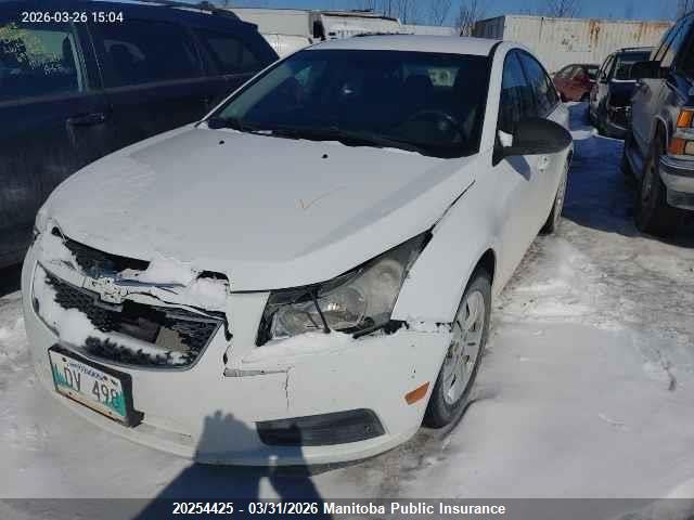 Aukcja sprzedaży 2012 Chevrolet Cruze Ls, vin: 1G1PC5SH9C7128151, numer aukcji: 20254425