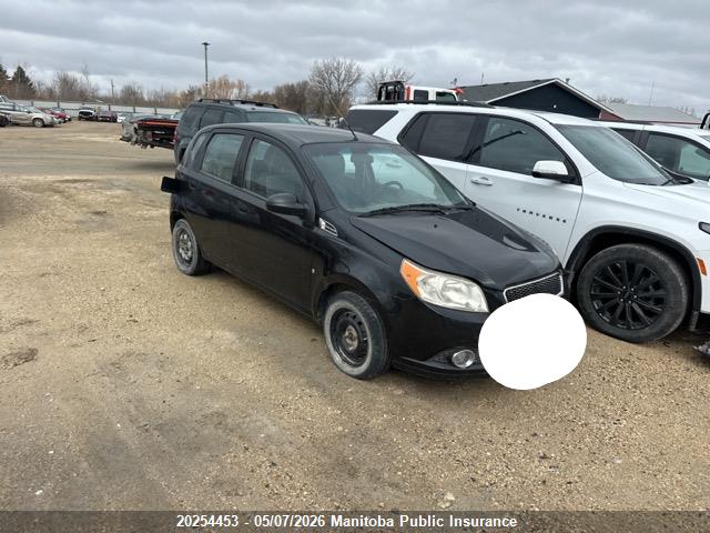 Aukcja sprzedaży 2009 Chevrolet Aveo Ls, vin: KL1TV65E39B371393, numer aukcji: 20254453