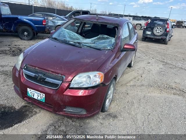 Aukcja sprzedaży 2010 Chevrolet Aveo Lt, vin: 3G1TC5DE7AL103081, numer aukcji: 20254480