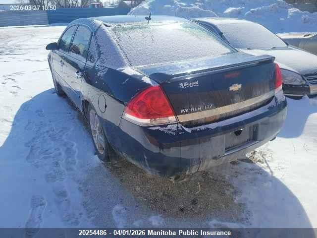 2007 Chevrolet Impala Ltz V6 მანქანა იყიდება აუქციონზე, vin: 2G1WU58R479211015, აუქციონის ნომერი: 20254486