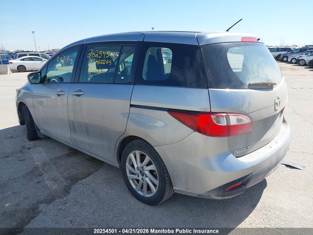 2013 Mazda Mazda5 Gs მანქანა იყიდება აუქციონზე, vin: JM1CW2CL6D0160600, აუქციონის ნომერი: 20254501