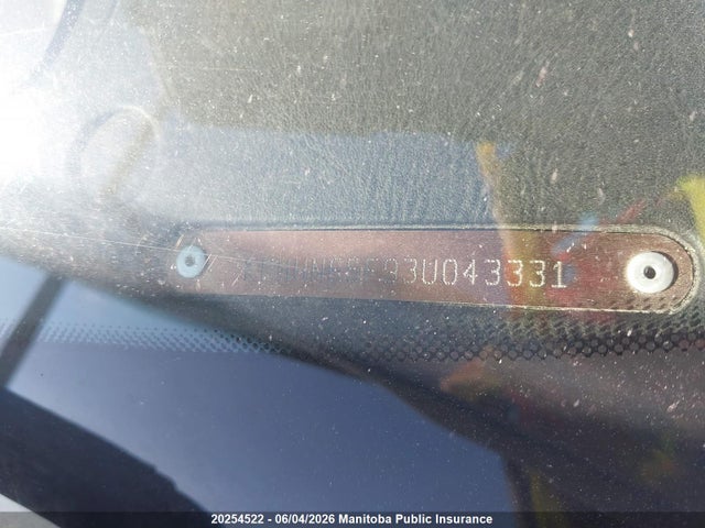 20254522 :رقم المزاد ، KMHHN65F93U043331 vin ، 2003 Hyundai Tiburon Gs-r V6 مزاد بيع