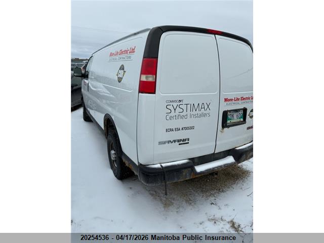 20254536 :رقم المزاد ، 1GTW7FBA6C1170022 vin ، 2012 Gmc Savana 2500 Cargo Van مزاد بيع