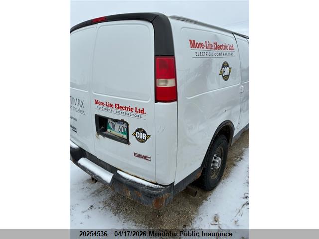 20254536 :رقم المزاد ، 1GTW7FBA6C1170022 vin ، 2012 Gmc Savana 2500 Cargo Van مزاد بيع