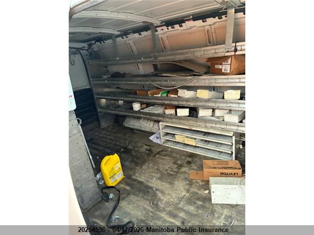 20254536 :رقم المزاد ، 1GTW7FBA6C1170022 vin ، 2012 Gmc Savana 2500 Cargo Van مزاد بيع