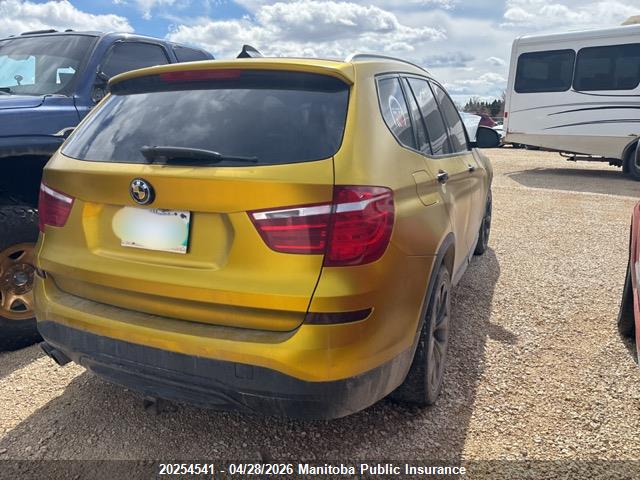 Aukcja sprzedaży 2015 Bmw X3 28i, vin: 5UXWX9C59F0D58600, numer aukcji: 20254541