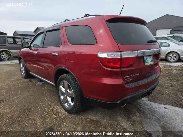 Aukcja sprzedaży 2011 Dodge Durango Citadel, vin: 1D4SE5GT0BC699948, numer aukcji: 20254559