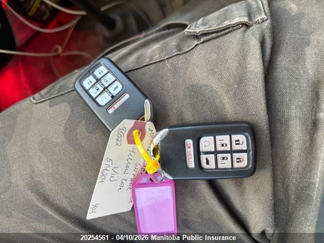 5FNRL6H89KB514204 Honda Odyssey Touring