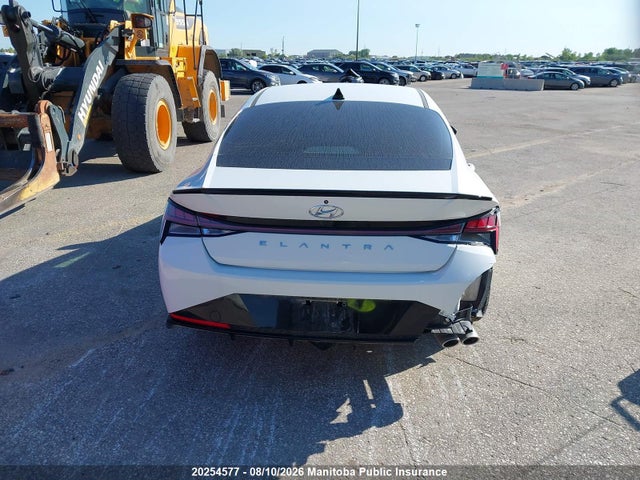 Продаж на аукціоні авто 2022 Hyundai Elantra N-line, vin: KMHLR4AF4NU344116, номер лоту: 20254577
