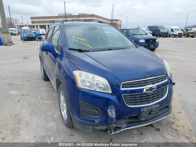2014 Chevrolet Trax Lt მანქანა იყიდება აუქციონზე, vin: 3GNCJLSB2EL142250, აუქციონის ნომერი: 20254581