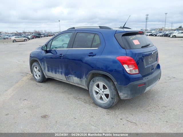 2014 Chevrolet Trax Lt მანქანა იყიდება აუქციონზე, vin: 3GNCJLSB2EL142250, აუქციონის ნომერი: 20254581