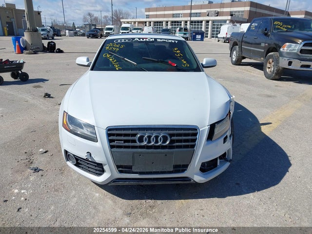 20254599 :رقم المزاد ، WAUMFBFR5CA029524 vin ، 2012 Audi A5 2.0t Quattro مزاد بيع