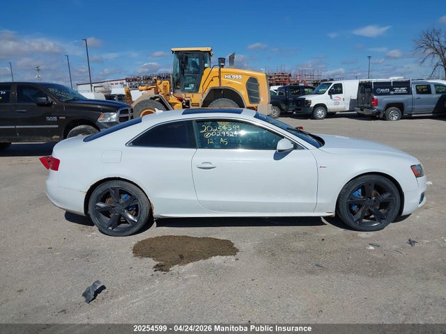 20254599 :رقم المزاد ، WAUMFBFR5CA029524 vin ، 2012 Audi A5 2.0t Quattro مزاد بيع