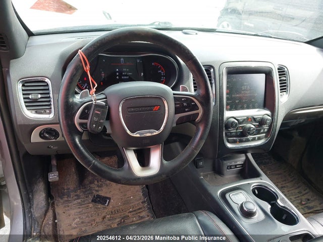 20254612 :رقم المزاد ، 1C4SDJCT2GC403334 vin ، 2016 Dodge Durango R/t مزاد بيع