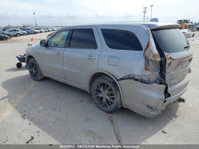 20254612 :رقم المزاد ، 1C4SDJCT2GC403334 vin ، 2016 Dodge Durango R/t مزاد بيع