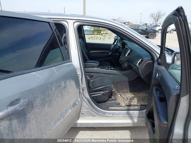 20254612 :رقم المزاد ، 1C4SDJCT2GC403334 vin ، 2016 Dodge Durango R/t مزاد بيع