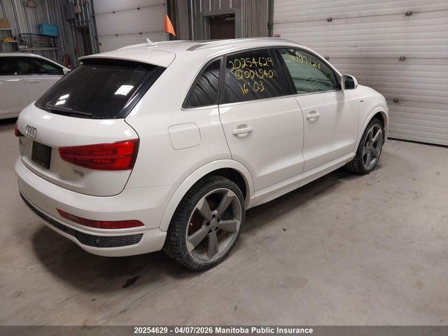 20254629 :رقم المزاد ، WA1GFCFS3GR001540 vin ، 2016 Audi Q3 مزاد بيع