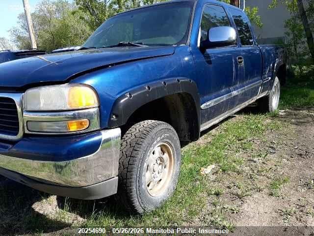 Продаж на аукціоні авто 2002 Gmc Sierra 1500 Ext Cab, vin: 2GTEK19V121307205, номер лоту: 20254690