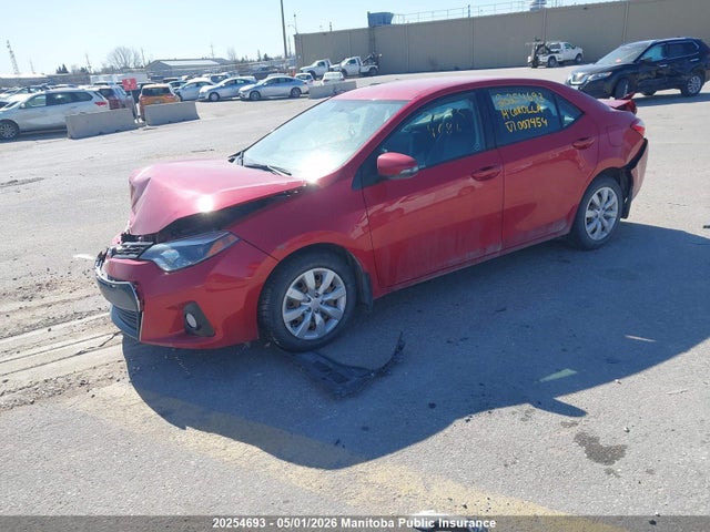 2014 Toyota Corolla S მანქანა იყიდება აუქციონზე, vin: 2T1BURHE8EC007454, აუქციონის ნომერი: 20254693