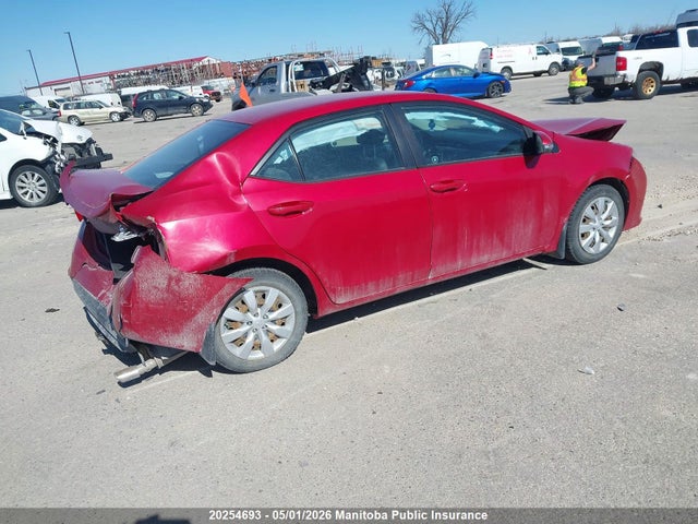 2014 Toyota Corolla S მანქანა იყიდება აუქციონზე, vin: 2T1BURHE8EC007454, აუქციონის ნომერი: 20254693