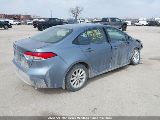2022 Toyota Corolla Le მანქანა იყიდება აუქციონზე, vin: 5YFBPMBE1NP363604, აუქციონის ნომერი: 20254720