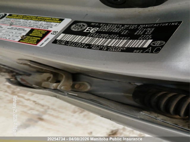 20254734 :رقم المزاد ، 2T1BU4EE8CC887852 vin ، 2012 Toyota Corolla Le مزاد بيع