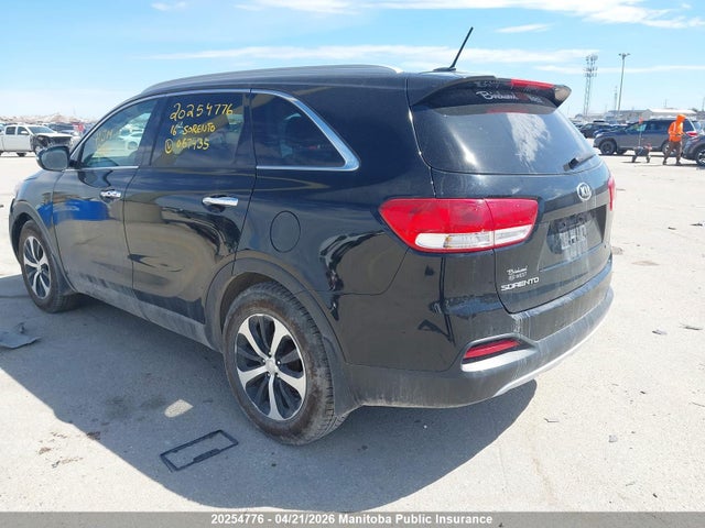 20254776 :رقم المزاد ، 5XYPHDA59GG067435 vin ، 2016 Kia Sorento Ex V6 مزاد بيع