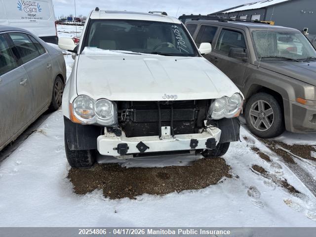 20254806 :رقم المزاد ، 1J4RR5GT8AC109018 vin ، 2010 Jeep Grand Cherokee Limited مزاد بيع
