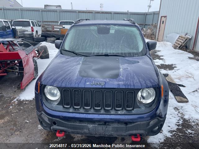 Aukcja sprzedaży 2016 Jeep Renegade Trailhawk, vin: ZACCJBCT4GPE24569, numer aukcji: 20254817