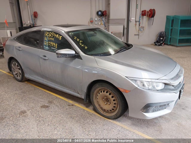 Продаж на аукціоні авто 2016 Honda Civic Ex, vin: 2HGFC2F77GH039998, номер лоту: 20254818