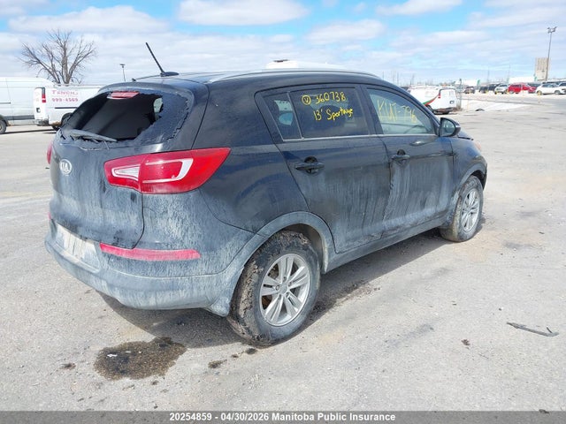 20254859 :رقم المزاد ، KNDPB3A2XD7360738 vin ، 2013 Kia Sportage Ex مزاد بيع