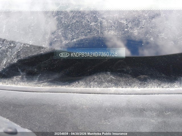20254859 :رقم المزاد ، KNDPB3A2XD7360738 vin ، 2013 Kia Sportage Ex مزاد بيع
