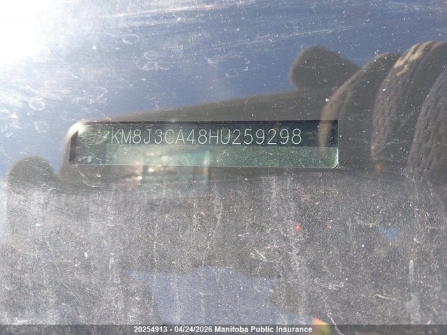 KM8J3CA48HU259298 Hyundai Tucson