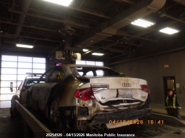 Aukcja sprzedaży 2014 Audi A4 2.0t Quattro, vin: WAUFFCFL2EN033004, numer aukcji: 20254920
