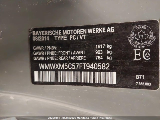 Mini Cooper 2015 WMWXM5C57FT940582 Image 9