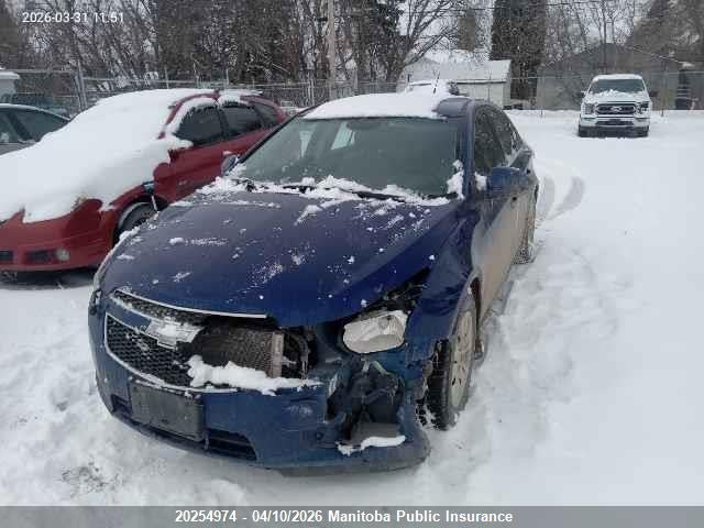 2012 Chevrolet Cruze Lt Turbo მანქანა იყიდება აუქციონზე, vin: 1G1PF5SC8C7369162, აუქციონის ნომერი: 20254974
